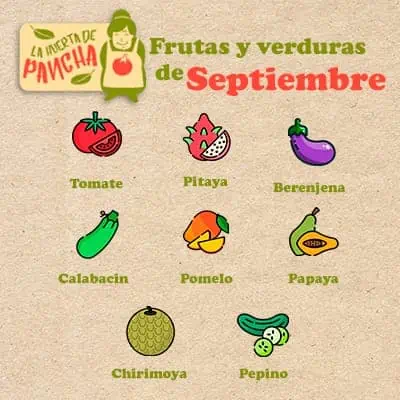 Las mejores frutas y verduras de temporada en Septiembre